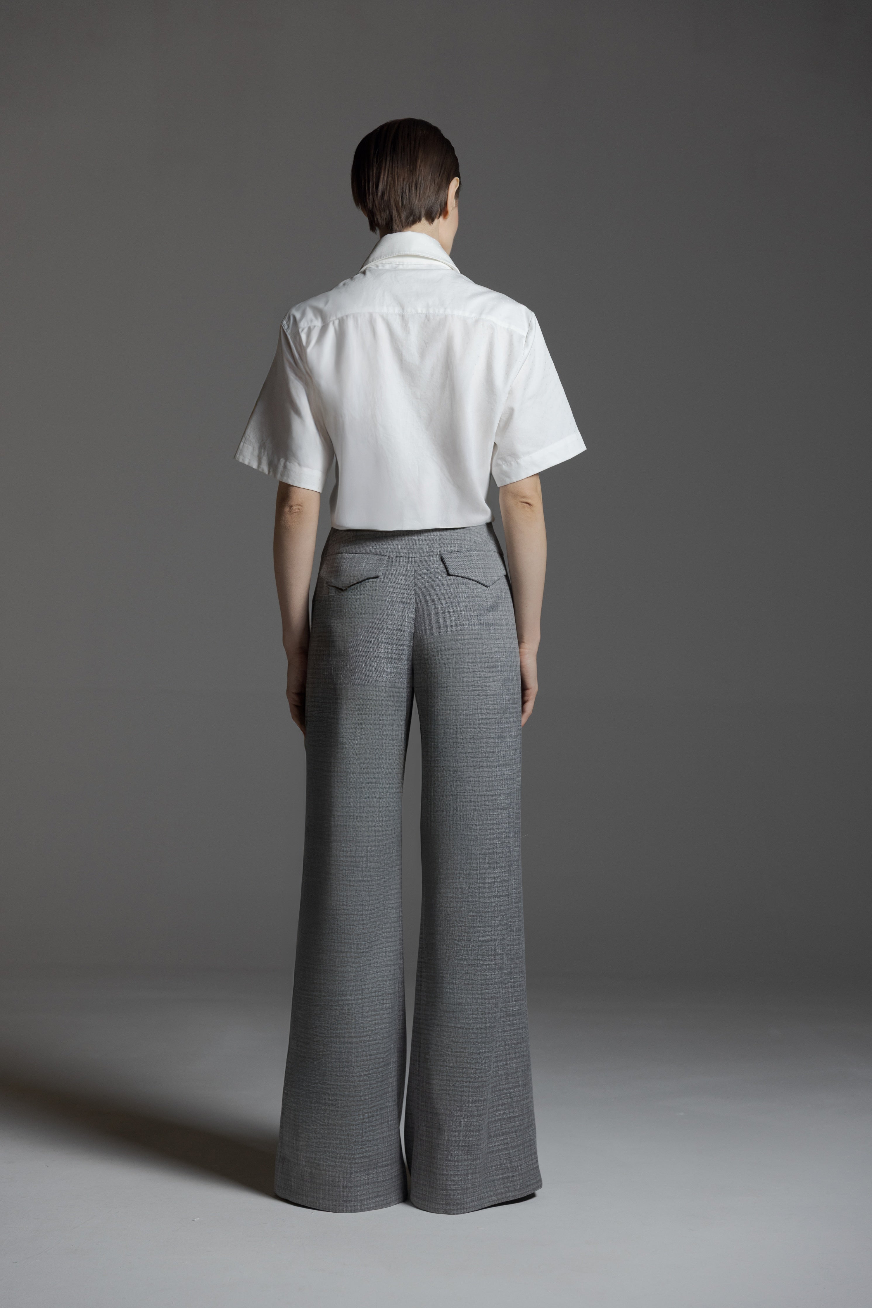 Camisa Cropped Pocket