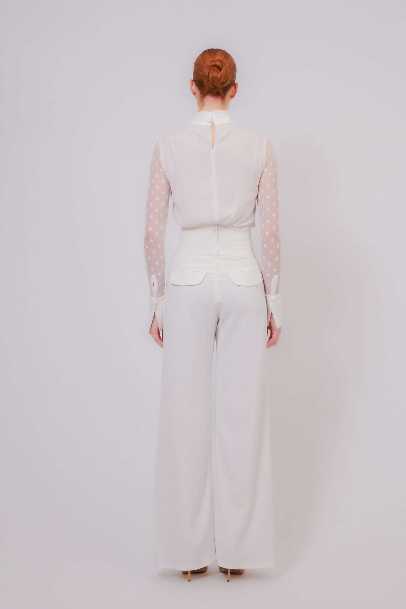 Blusa M. Tule Botões