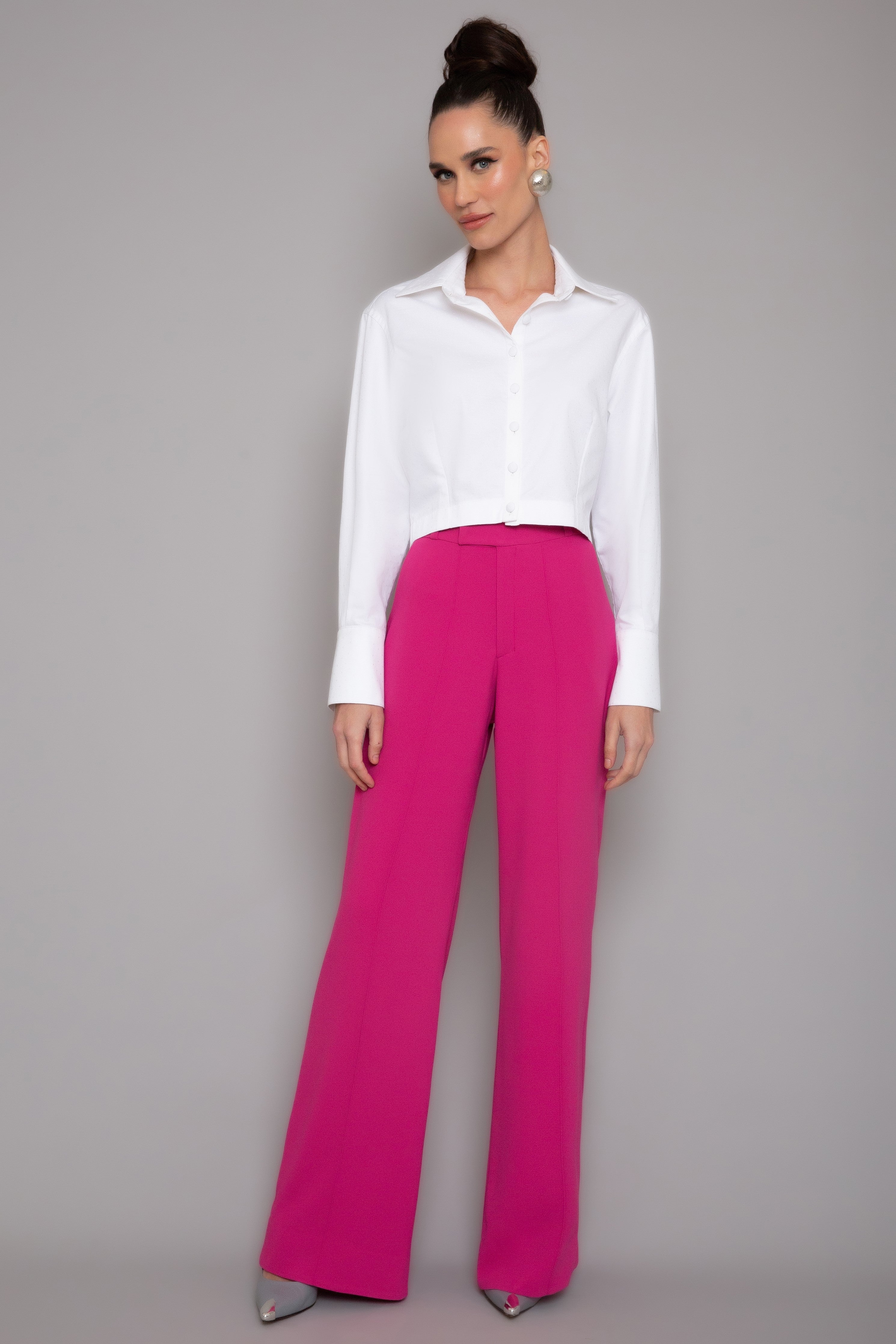 Camisa Cropped Maxi