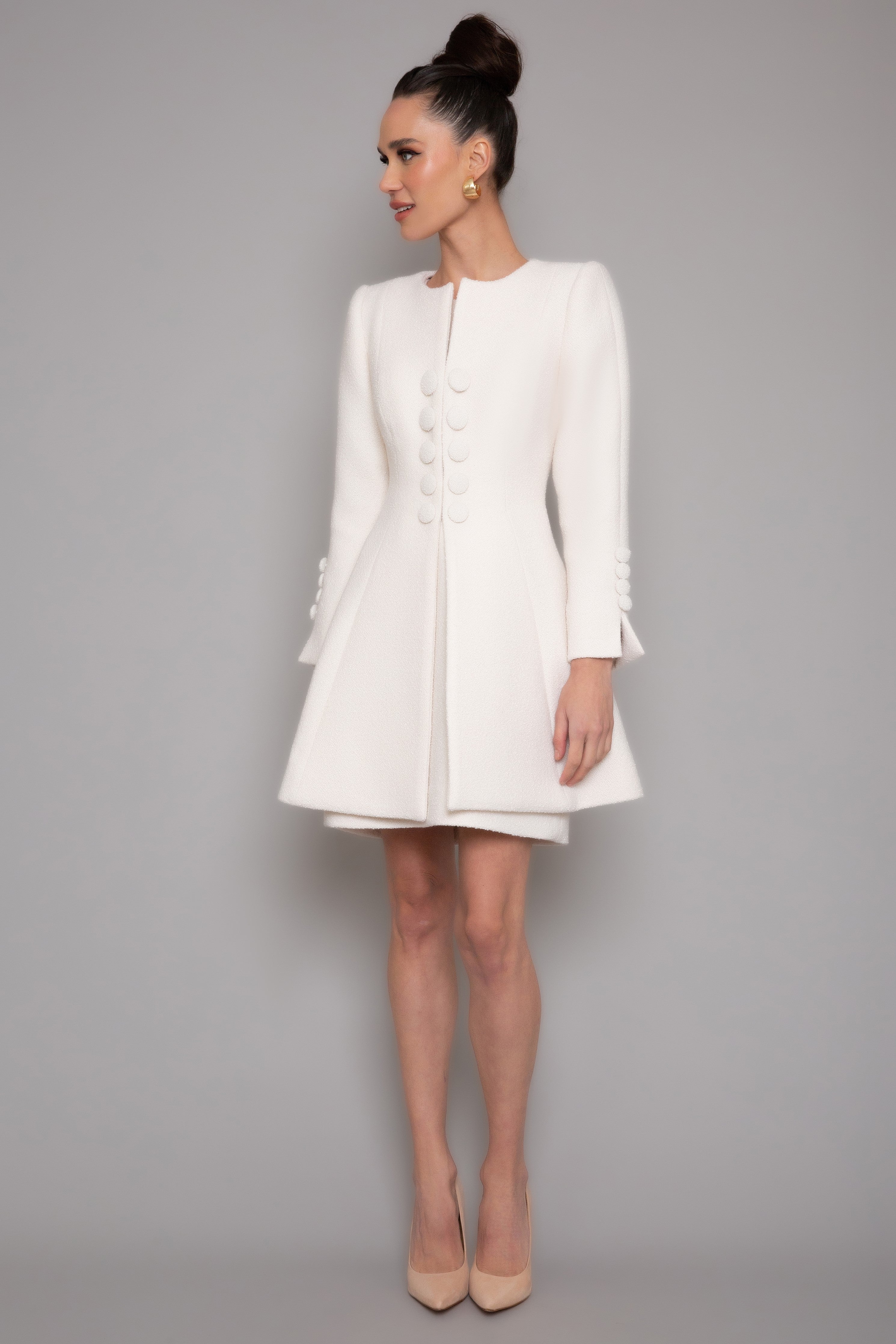 Vestido Casaco Evasê