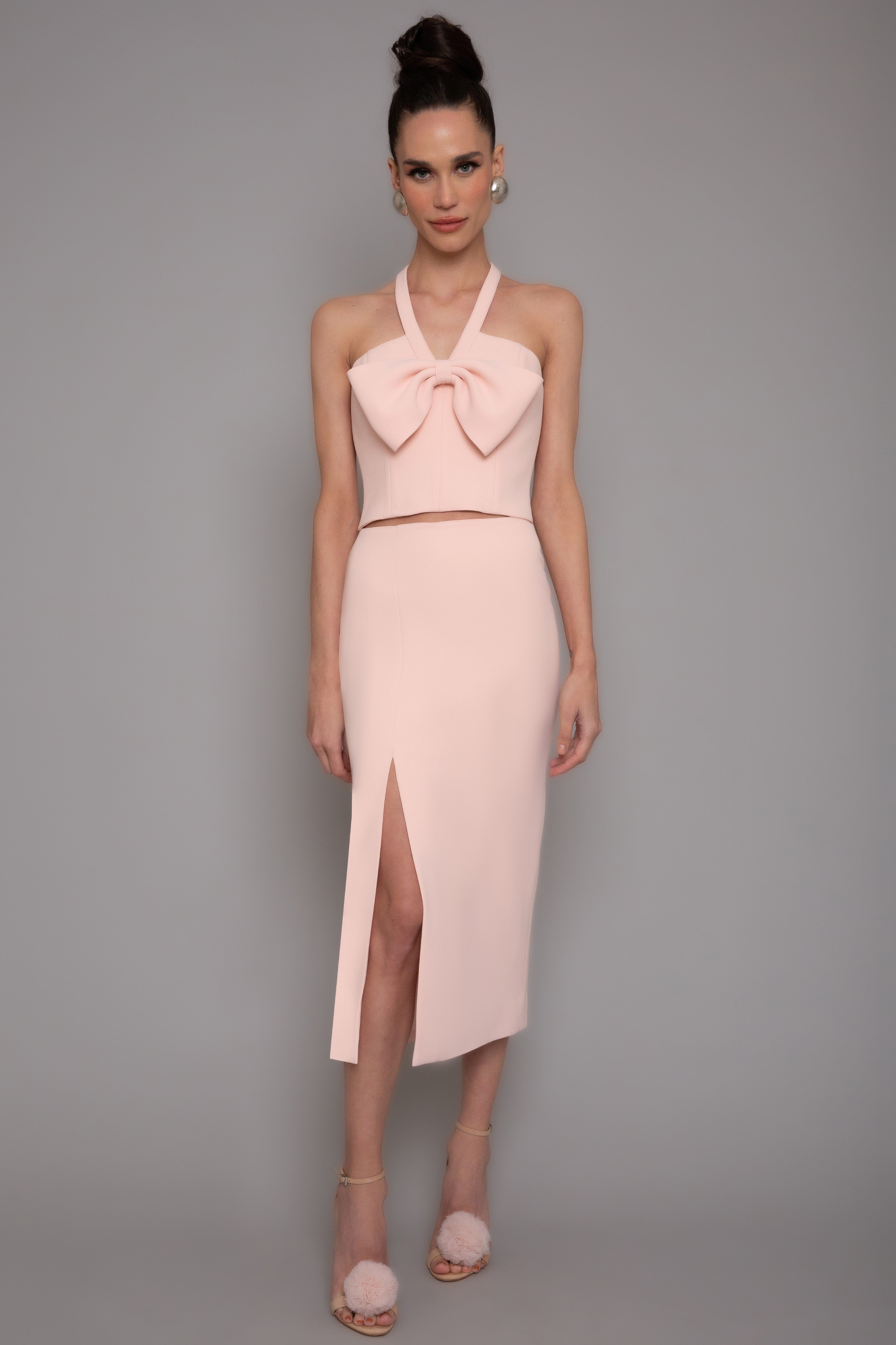 Cropped V Maxi Laço