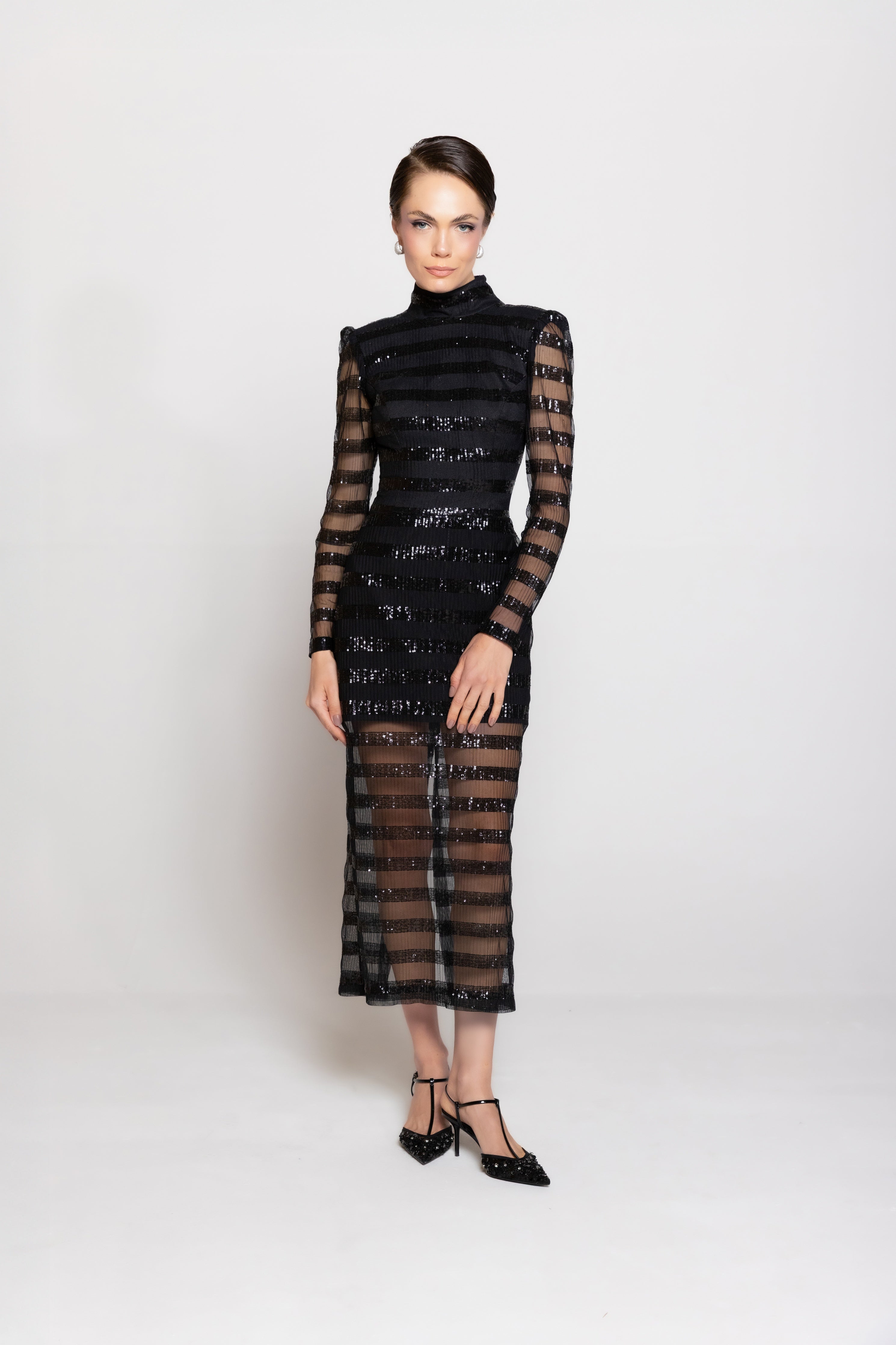 Vestido List Glow