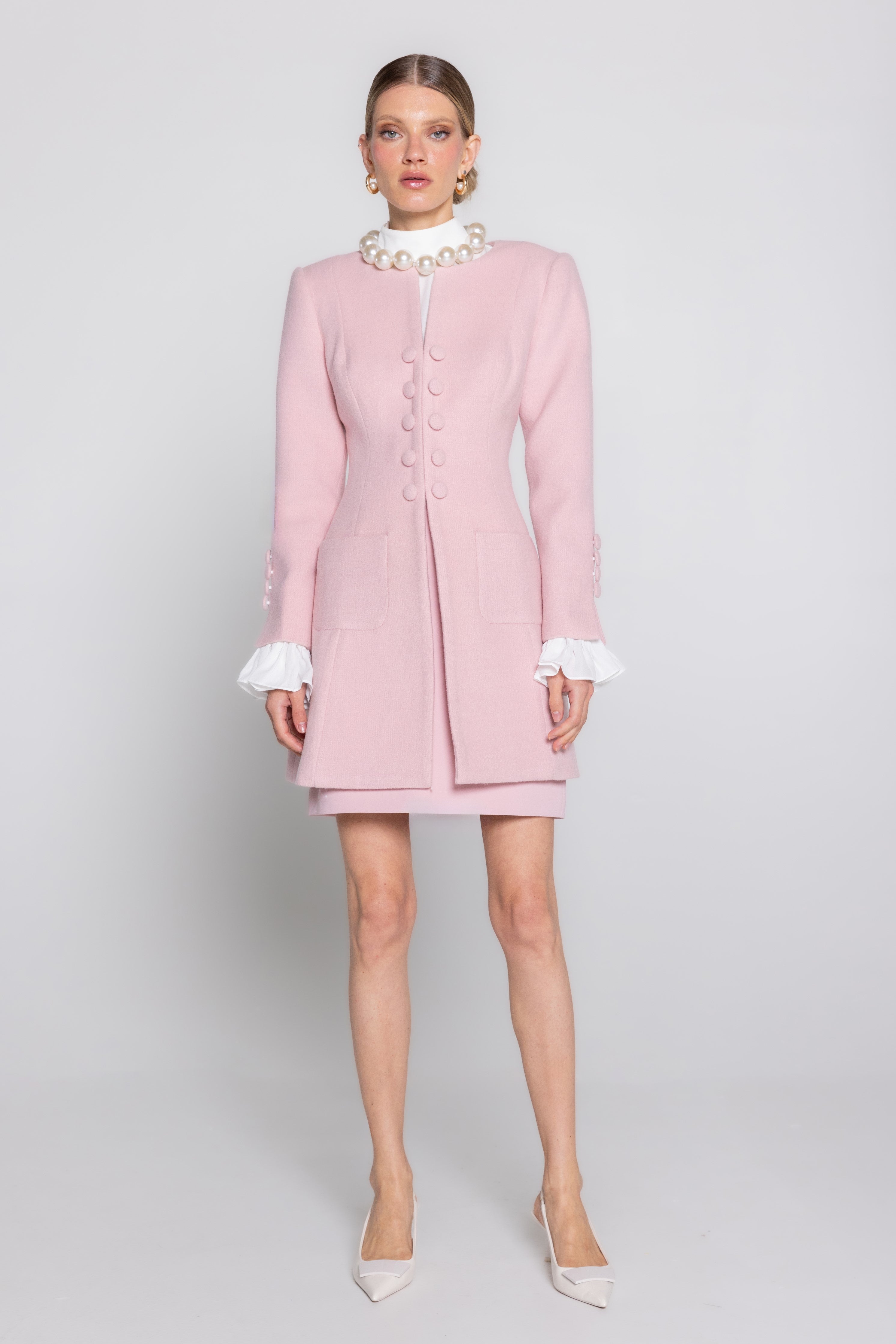 Vestido Casaco Bolsos