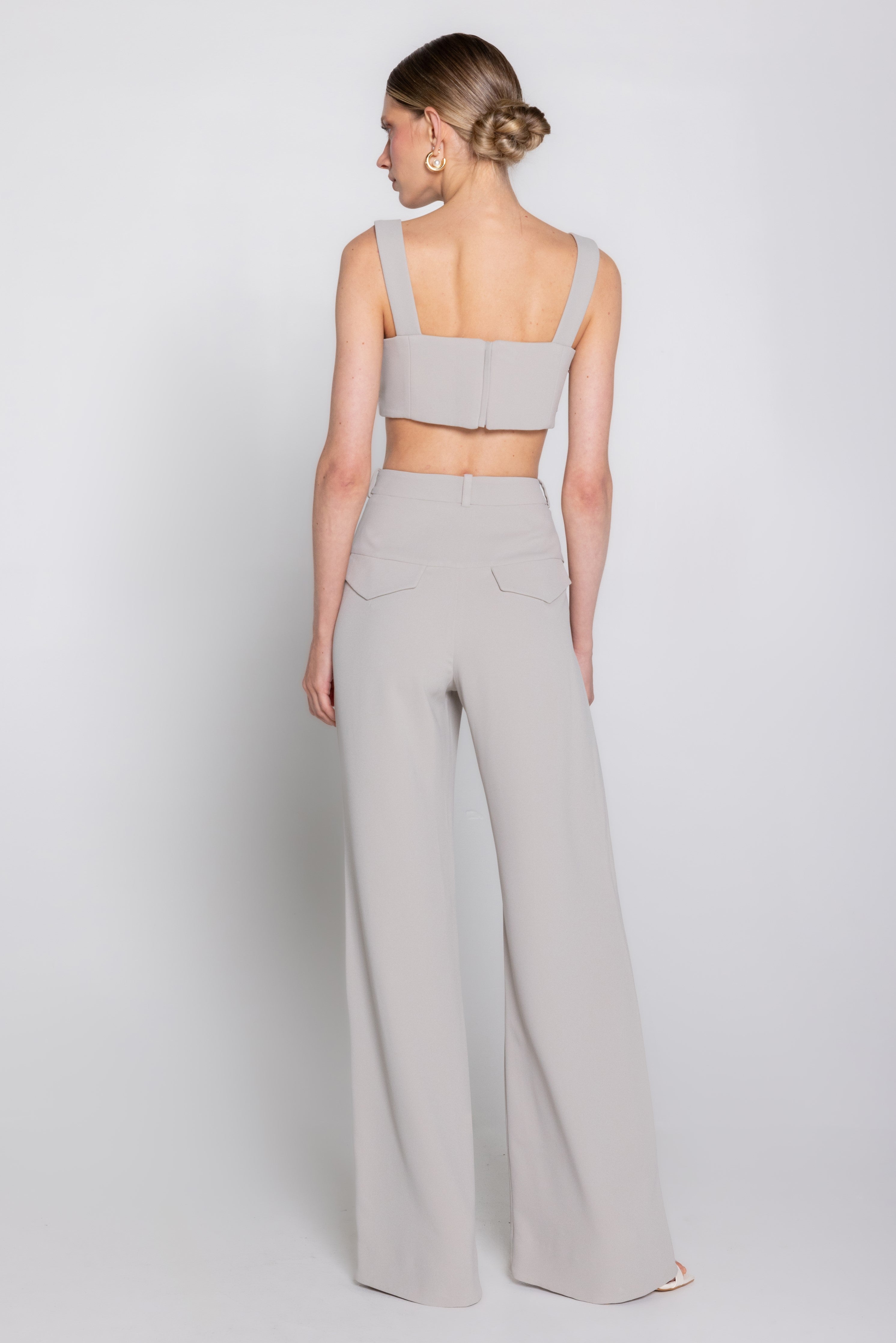 Micro Cropped Silver