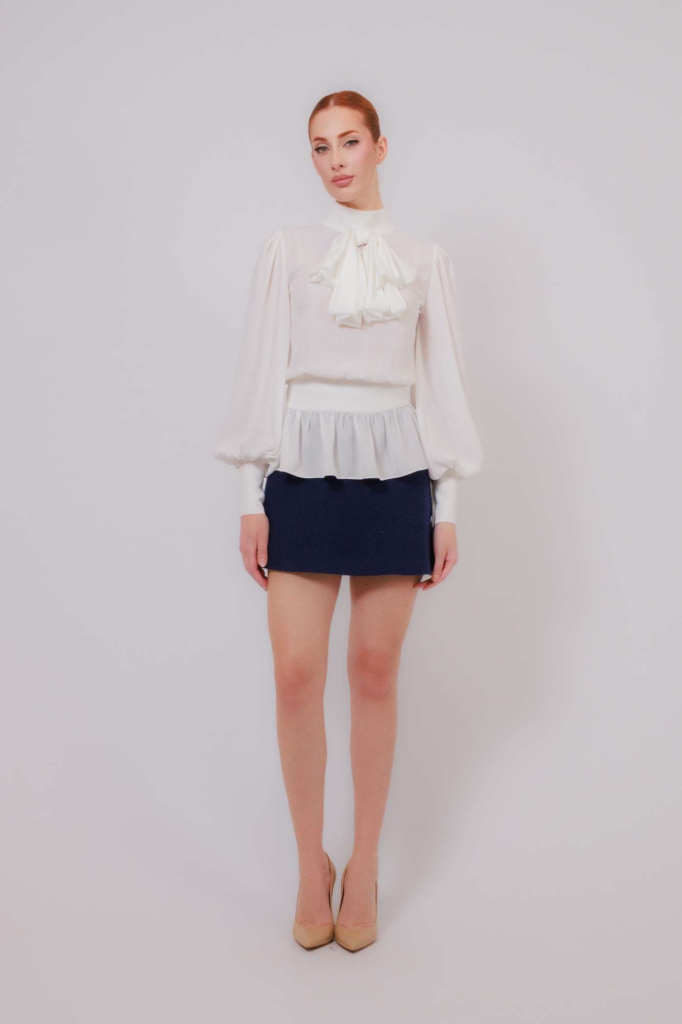 Blusa Laço Peplum