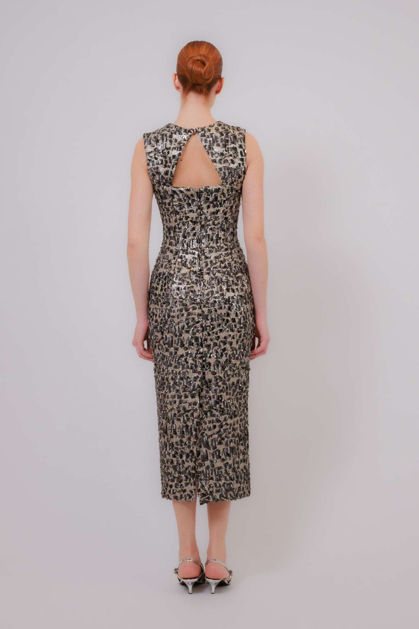 Vestido Midi Silver
